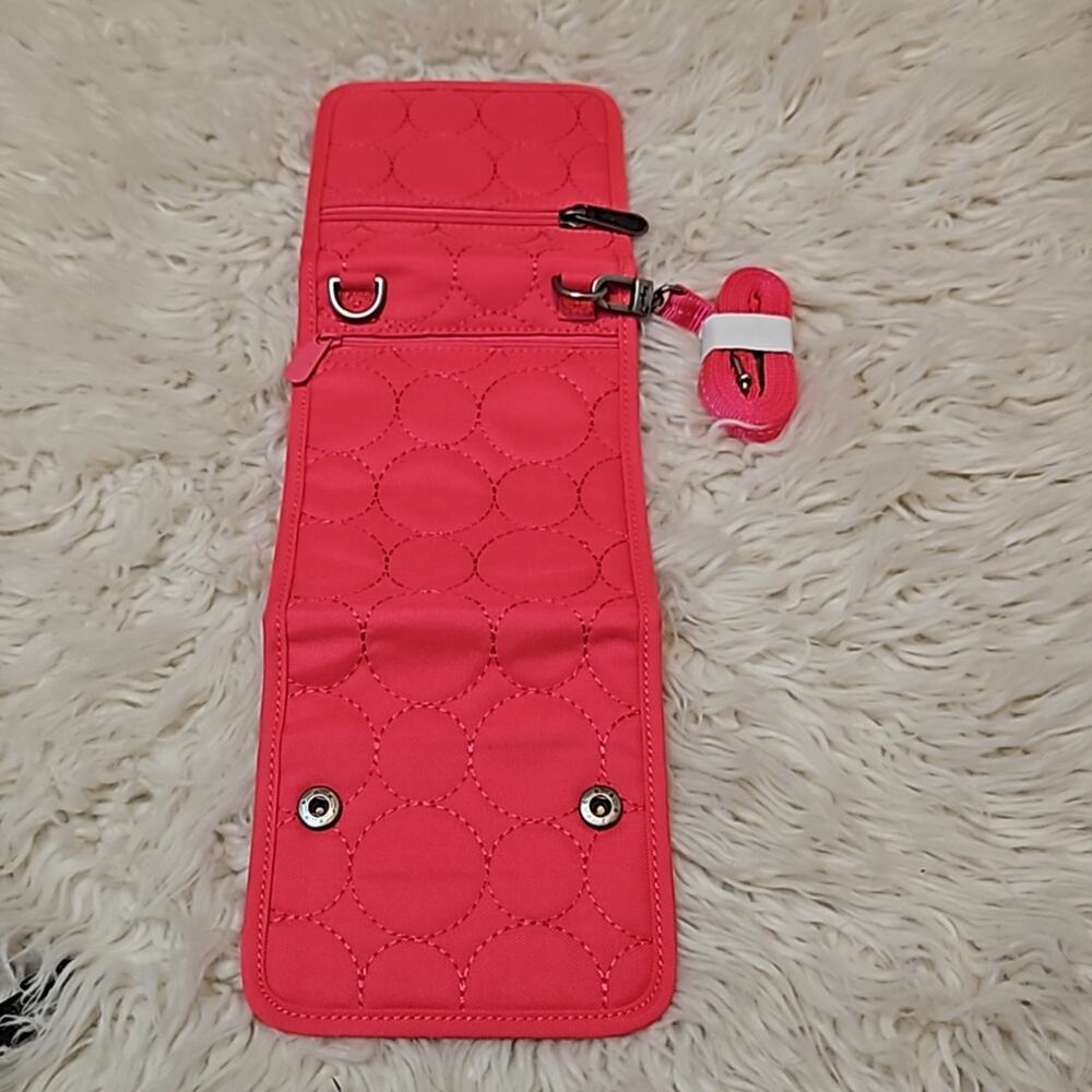 Thirty-One Vary You Crossbody Bag - Hot Pink Multi-Functional Wallet Purse - Picture 4 of 7